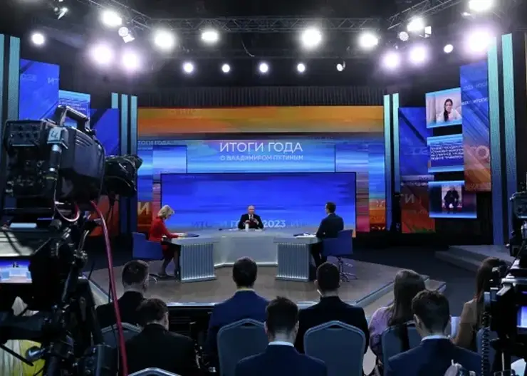 Красноярцы активнее всех в Сибири отправляли вопросы Владимиру Путину