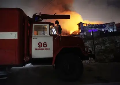 В Красноярске в СНТ загорелся дом с баней