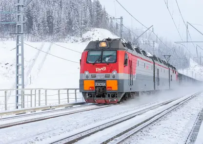 Тридцать грузовых электровозов «Ермак» пополнили парк Красноярской железной дороги в 2022 году