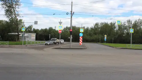 В Красноярске завершился ремонт улицы Пограничников