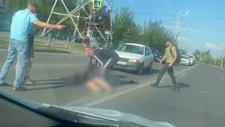 На правобережье Красноярска пьяный водитель сбил пешехода