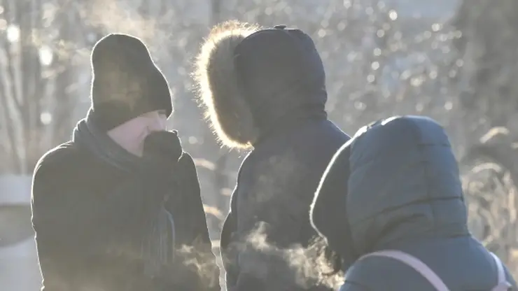 В Алтайском крае установилась ясная и морозная погода