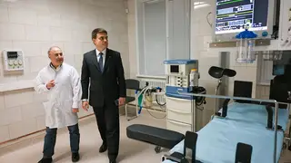 Президент Владимир Путин открыл новый корпус Енисейской районной больницы