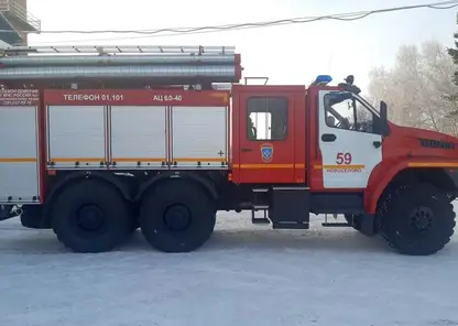 Новосёловские огнеборцы получили пожарную технику
