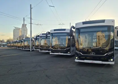 Три современных троллейбуса «Адмирал» начали курсировать по дорогам Красноярска