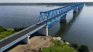 В Красноярском крае завершили строительство Высокогорского моста