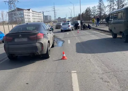 В Красноярске на ул. Дубровинского водитель BMW сбил косулю