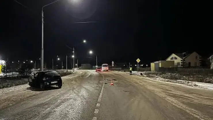 В Лесосибирске нетрезвый водитель «Тойоты» совершил ДТП с участием автобуса