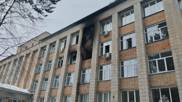 В Новосибирском государственном университете произошел пожар
