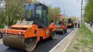 В Красноярске в текущем году отремонтируют 64 дороги