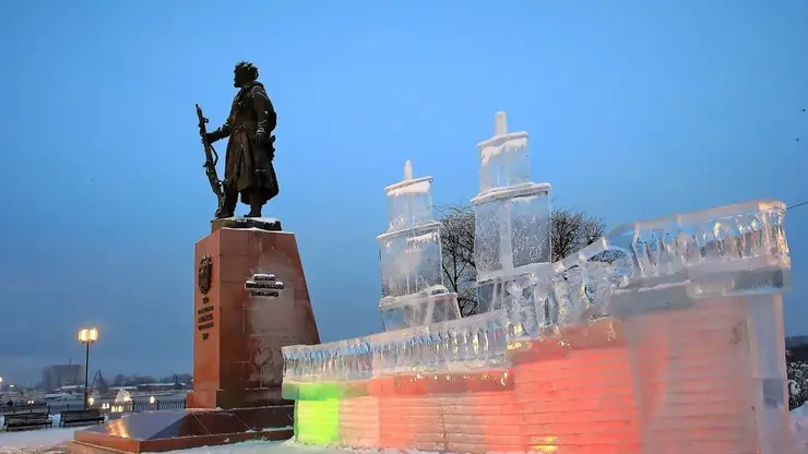 В Иркутске готовятся к демонтажу ледяных фигур