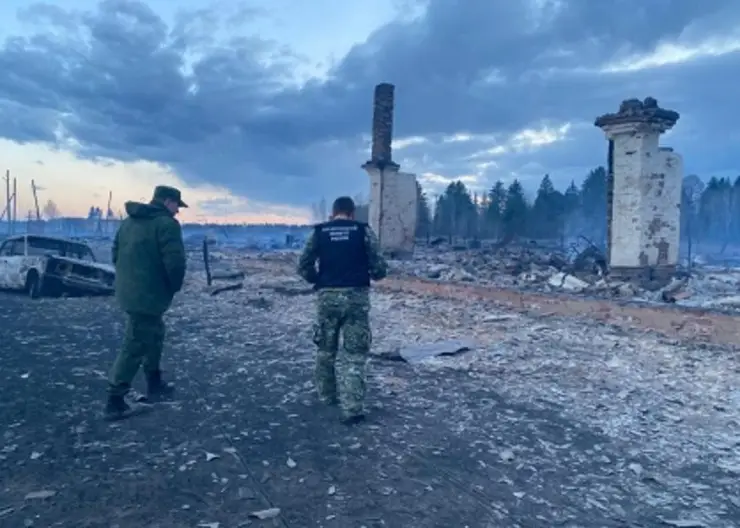 В Красноярском крае задержали трёх человек по делу о гибели людей в результате пожаров
