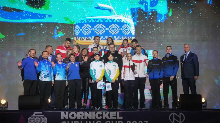 В Дудинке завершился международный турнир по кёрлингу Nornickel Curling Cup