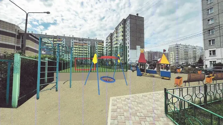 В Центральном районе Красноярска в следующем году отремонтируют три двора за 6,7 млн рублей