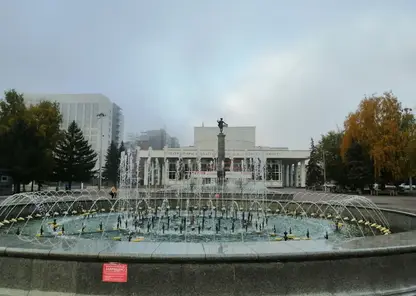 В Красноярске стартовала подготовка городских фонтанов к весеннему запуску