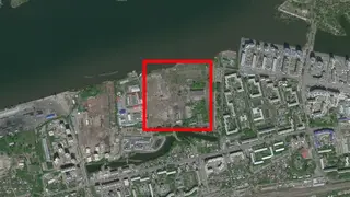 В Красноярске началась реновация территории судоверфи по ул. Складской