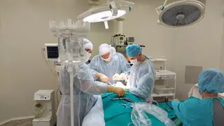 В Красноярске хирурги БСМП заменили пациентке опасный для мозга челюстной протез