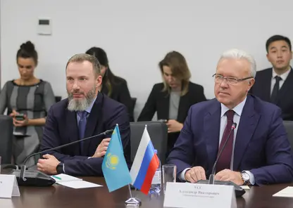 Губернатор Красноярского края Александр Усс прибыл с рабочим визитом в Казахстан