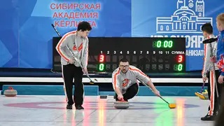 Дудинские керлингисты показывают высокий уровень на чемпионате Красноярского края среди мужских команд