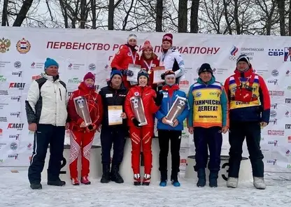 Сборная Красноярского края по биатлону выиграла золото на первенстве России