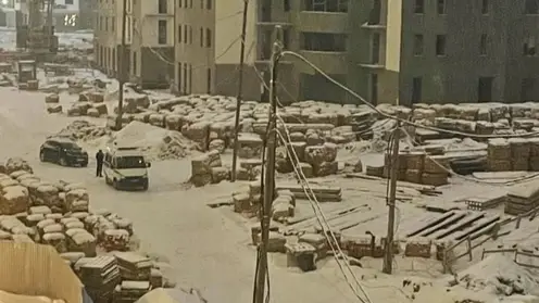 В Красноярске на строительстве нового жилого квартала погиб рабочий