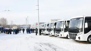 Водителям Красноярского края передали ключи от новых автобусов