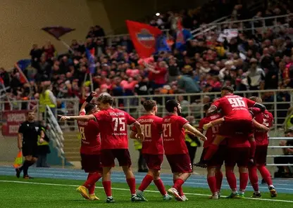 Футбольный клуб «Енисей» одерживает победу над «Кубанью»