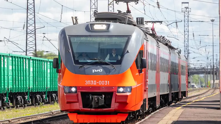 Новый пригородный электропоезд КрасЖД впервые начнет курсировать между Красноярском и Назарово с 16 мая