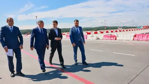 Зампредседателя Правительства РФ Марат Хуснуллин прибыл в Красноярский край с рабочим визитом