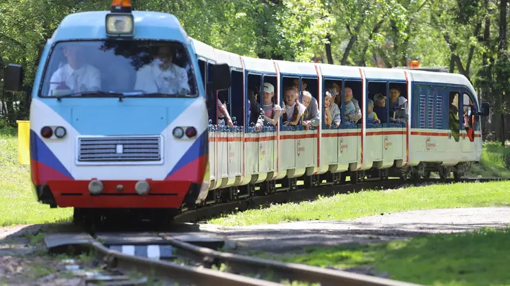 Красноярская детская железная дорога будет работать по новой схеме в связи с реконструкцией Центрального парка Красноярска