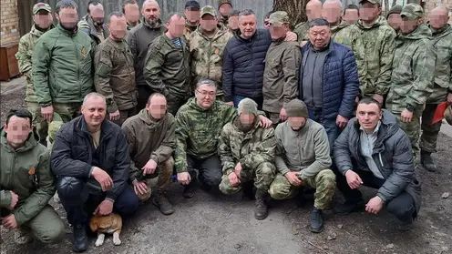 Глава Приангарья встретился в зоне СВО с военнослужащими из Иркутской области