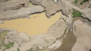 В Сухобузимском районе золотопромышленники загрязнили реку