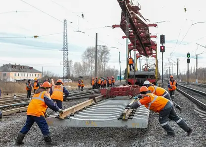 Более 150 километров пути обновила Красноярская железная дорога на Транссибирском участке в 2022 году