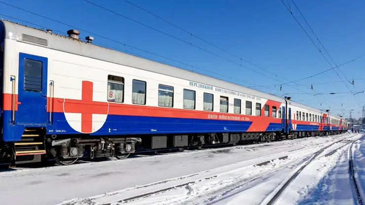 Поезд здоровья  Красноярской железной дороги посетит станции двух сибирских регионов в марте
