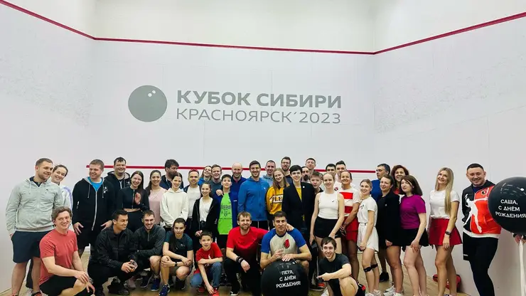 Красноярские спортсмены завоевали медали Кубка Сибири по сквошу