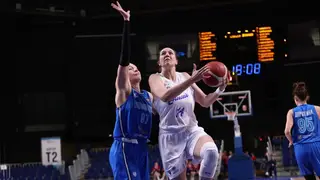 Женская баскетбольная команда «Енисей» сенсационно обыграла команду «Динамо» из Курска
