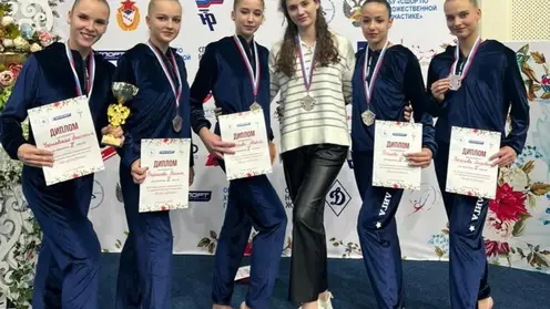 Гимнастки из Красноярского края заняли второе место на Всероссийских соревнованиях