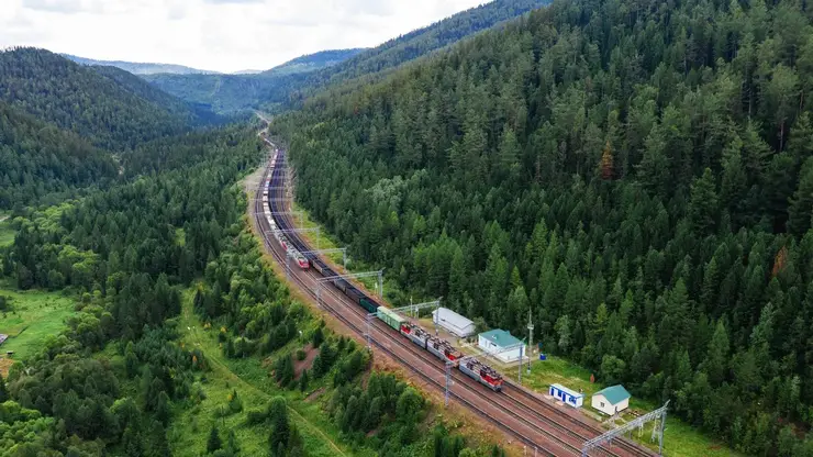 Погрузка угля на Красноярской железной дороге в Хакасии в первом полугодии увеличилась на 0,6%