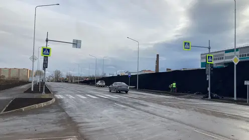 В Красноярске завершается строительство новой дороги на улице Норильской