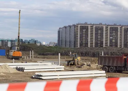 В Красноярске зампредседателя правительства побывал на строительной площадке детсада в мкр. Медицинский городок