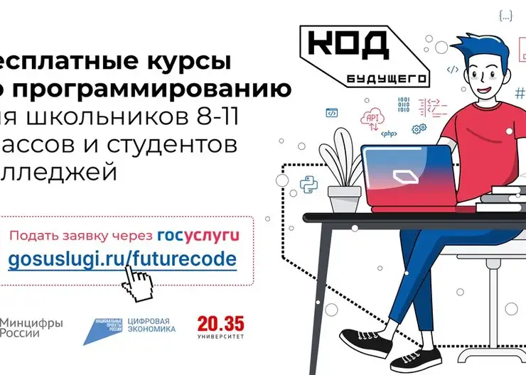 Красноярские школьники и студенты могут бесплатно пройти ИТ-курсы