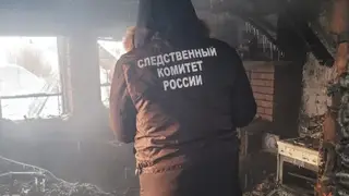 В Томской области при тушении пожара в бане нашли тело мужчины