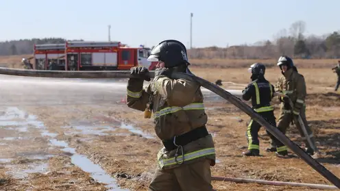 В Красноярском крае за неделю сотрудники МЧС потушили 77 пожаров