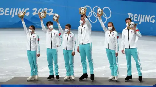 Россияне стали победителями командного турнира по фигурному катанию на Олимпиаде