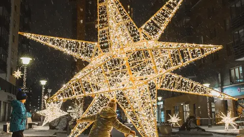 В Красноярске на бульваре Экзюпери зажгут большие звезды