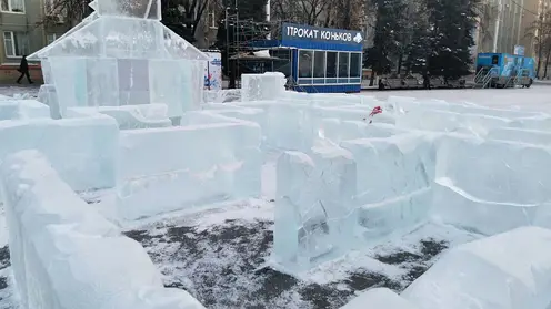 В Кемерово установят ледовые фигуры известных богатырей