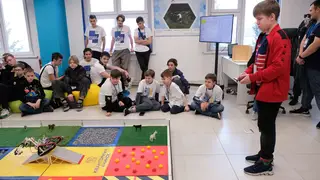 Битву роботов устроили на соревнованиях в Ачинске