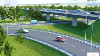 В Красноярске стартовал новый этап строительства переезда через Северное шоссе