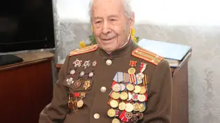 101-й день рождения отметил красноярский ветеран МВД Иван Шпагин