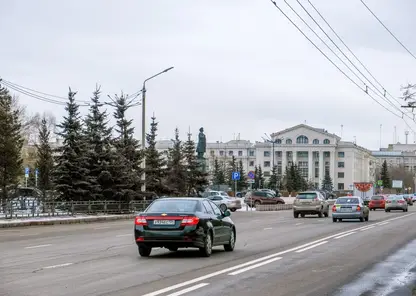 9-бальные пробки сковали Красноярск днём 30 декабря